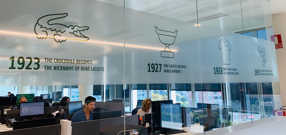 Lacoste ha puesto en marcha unas nuevas oficinas, donde trabajan setenta personas